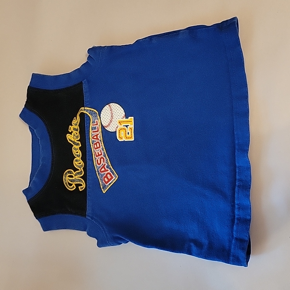 Okie Dokie Rookie Baseball Muscle Tee